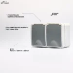 Feuchtraum Set McPower "Fix Waschraum", 4-teilig, IP54, Steckanschluss – Bild 5