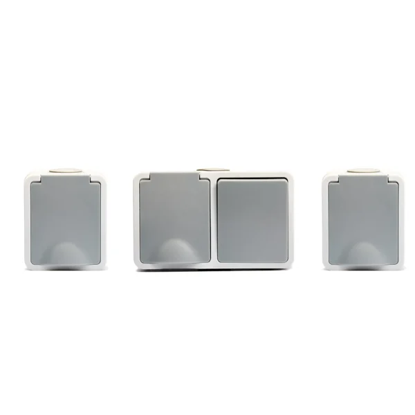 Feuchtraum Set McPower "Fix Heizkeller", 3-teilig, IP54, Steckanschluss