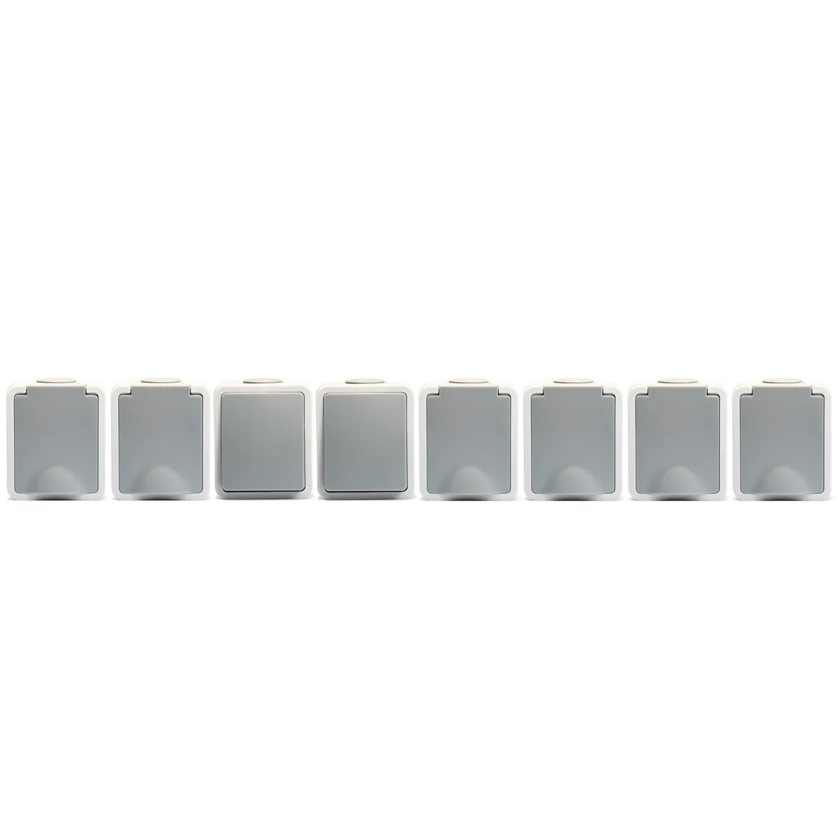 Feuchtraum Set McPower "Fix Starter", 8-teilig, IP54, Steckanschluss – Bild 1