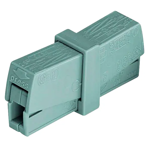 Service-Klemme WAGO, max. 2,5mm², alle  Leiterarten, grau, 2 Klemmstellen