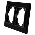 Rahmen McPower "Flair", 2-fach, schwarzes Aluminium – Bild 2