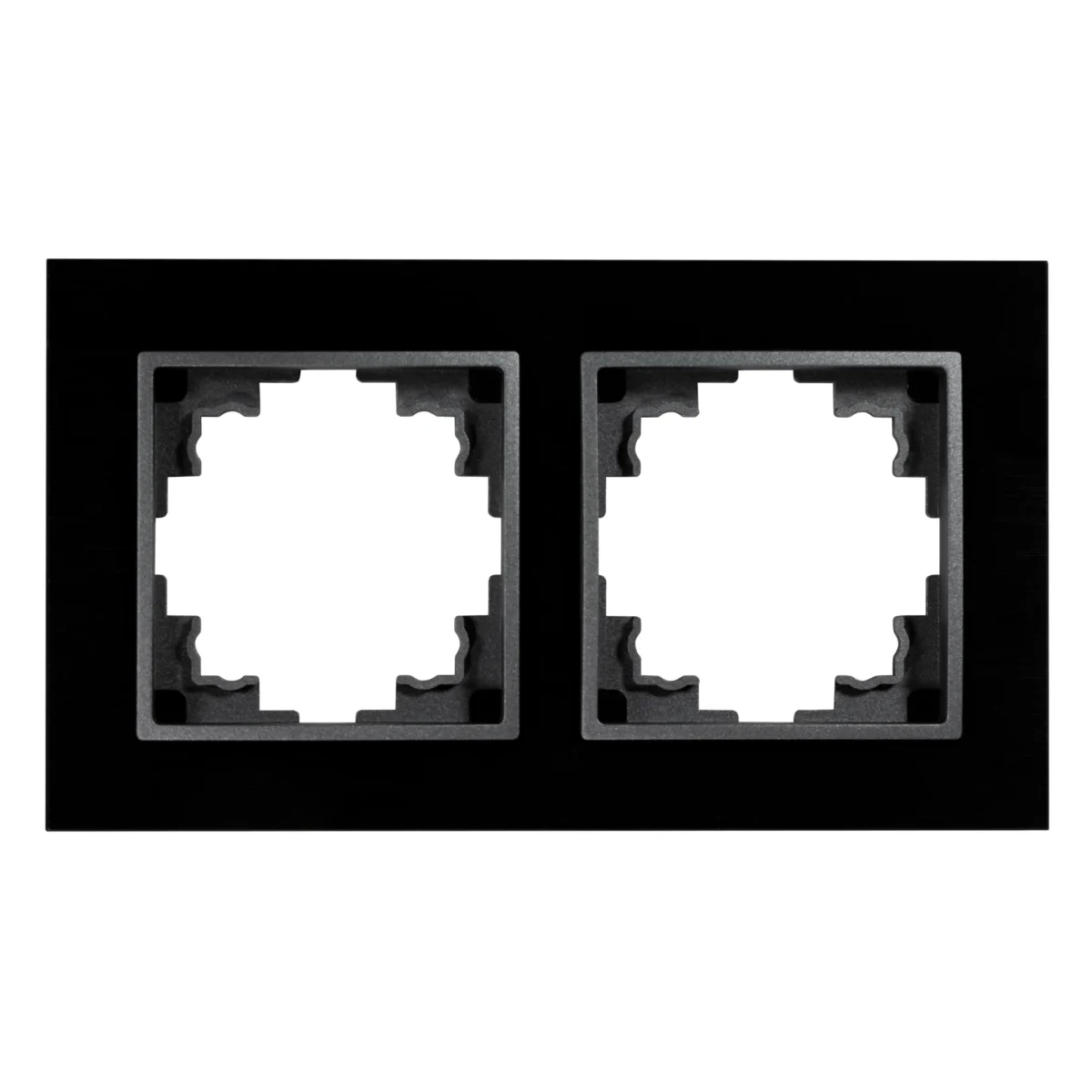Rahmen McPower "Flair", 2-fach, schwarzes Aluminium – Bild 3