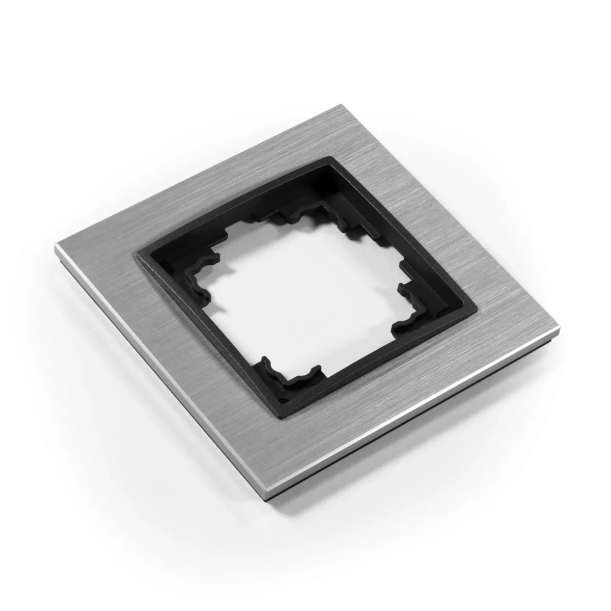 Rahmen McPower "Flair", 1-fach, silbernes Aluminium – Bild 1