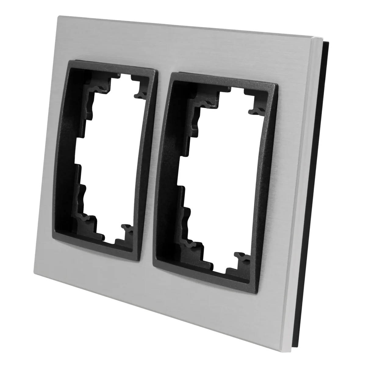 Rahmen McPower "Flair", 2-fach, silbernes Aluminium – Bild 2