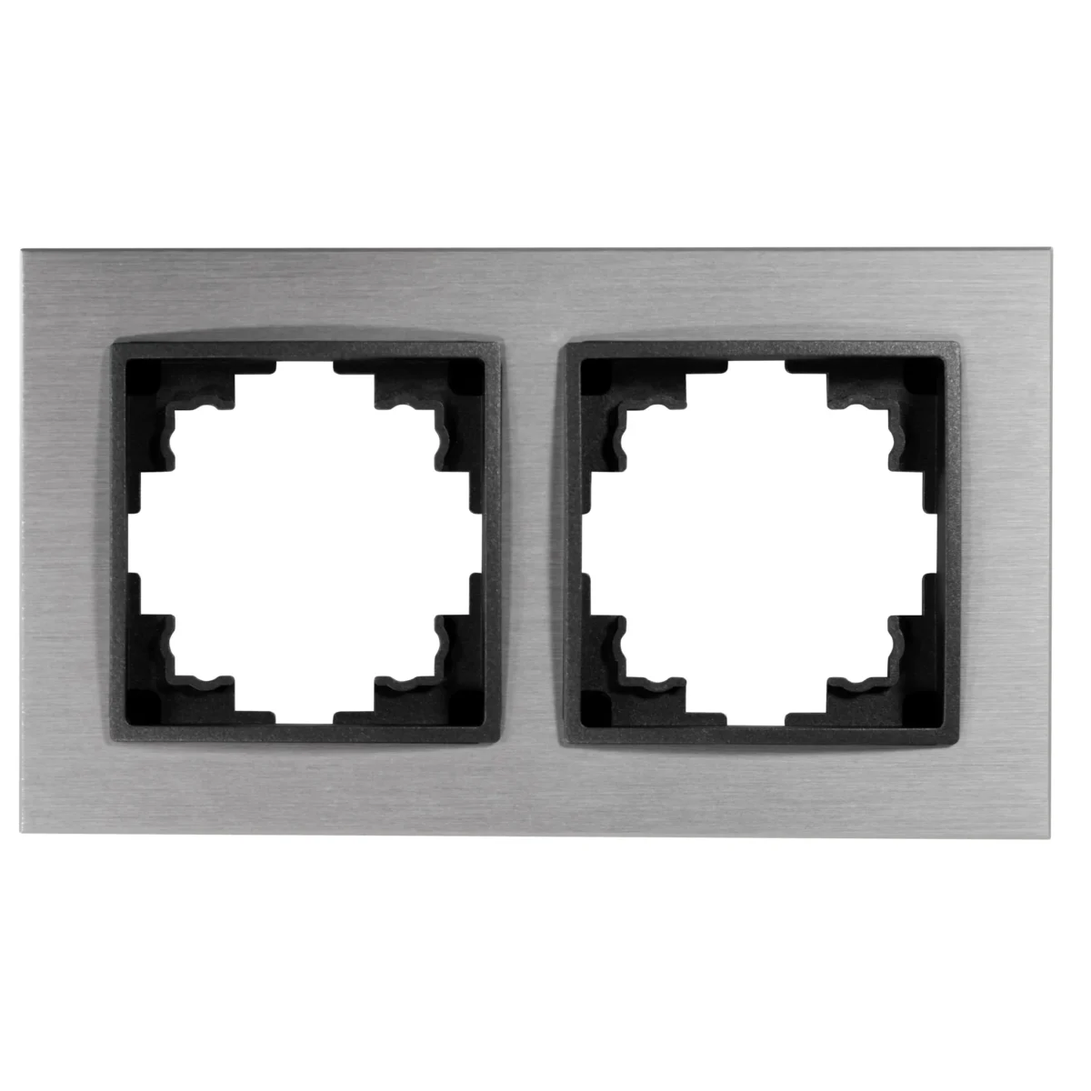Rahmen McPower "Flair", 2-fach, silbernes Aluminium – Bild 3