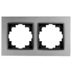 Rahmen McPower "Flair", 2-fach, silbernes Aluminium – Bild 3