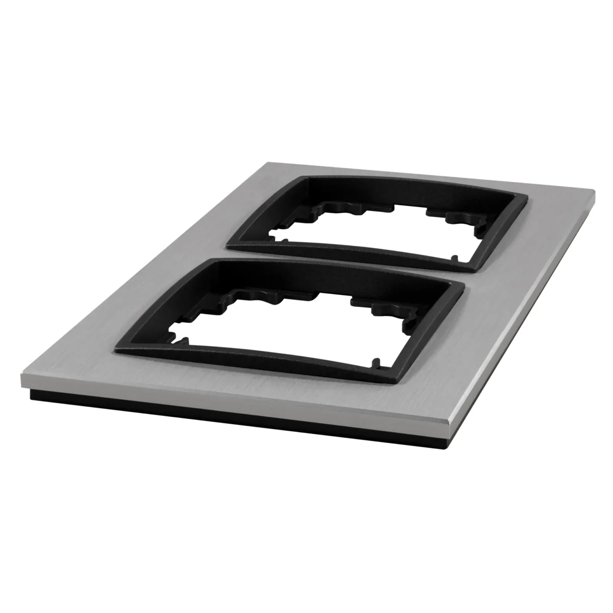 Rahmen McPower "Flair", 2-fach, silbernes Aluminium – Bild 4