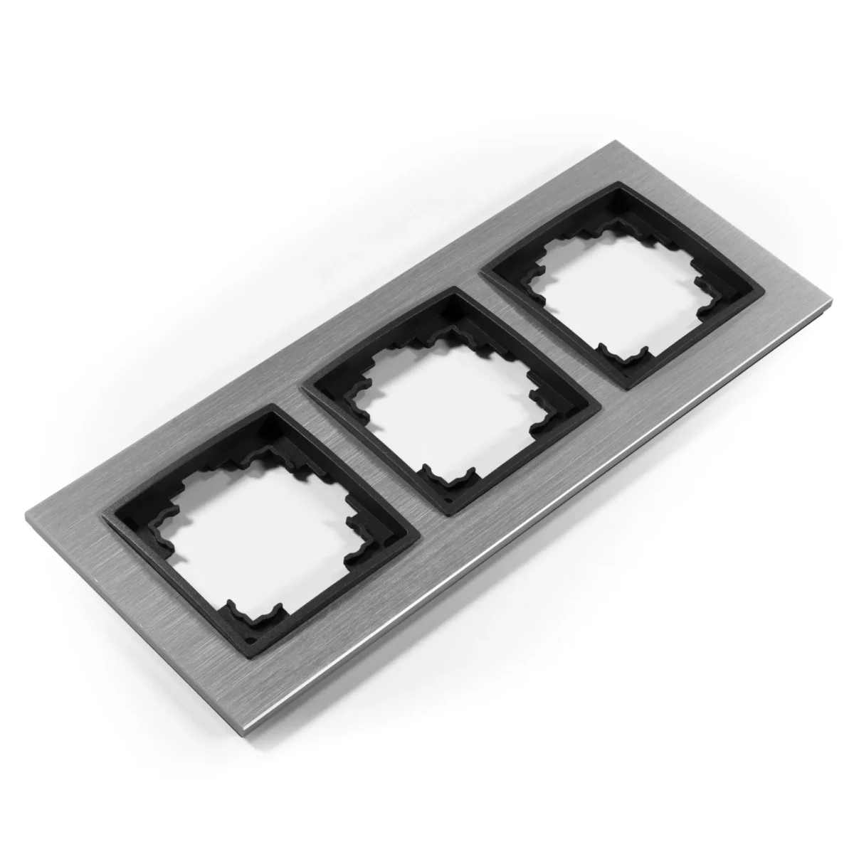 Rahmen McPower "Flair", 3-fach, silbernes Aluminium – Bild 1