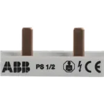 Phasenschiene ABB PS1/2, 1phasig,  10 mm² für 2 Automaten ABB, 20x17x35mm