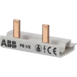 Phasenschiene ABB PS1/2, 1phasig,  10 mm² für 2 Automaten ABB, 20x17x35mm – Bild 2
