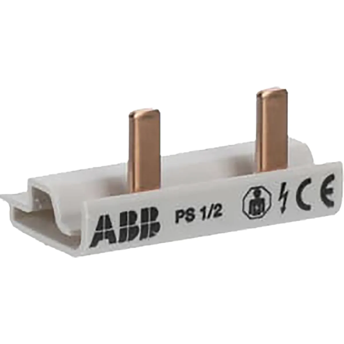 Phasenschiene ABB PS1/2, 1phasig,  10 mm² für 2 Automaten ABB, 20x17x35mm – Bild 3