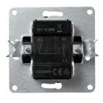 Serien-Schalter McPower "Flair", 2-fach, 250V~/10A, UP, matt schwarz – Bild 2