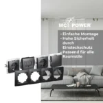 Rahmen McPower "Flair", 4-fach, matt schwarz – Bild 3