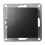 Kreuzschalter McPower "Flair", 250V~/10A, UP, matt schwarz