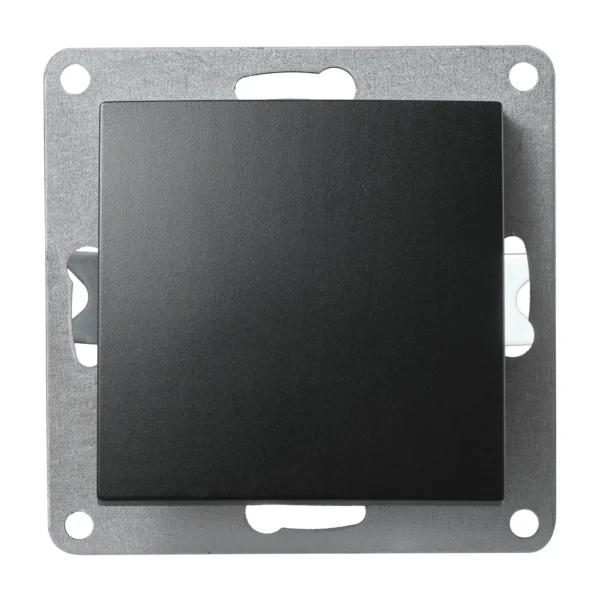 Wechselschalter McPower "Flair", 250V~/10A, UP, Steckanschluss, matt schwarz