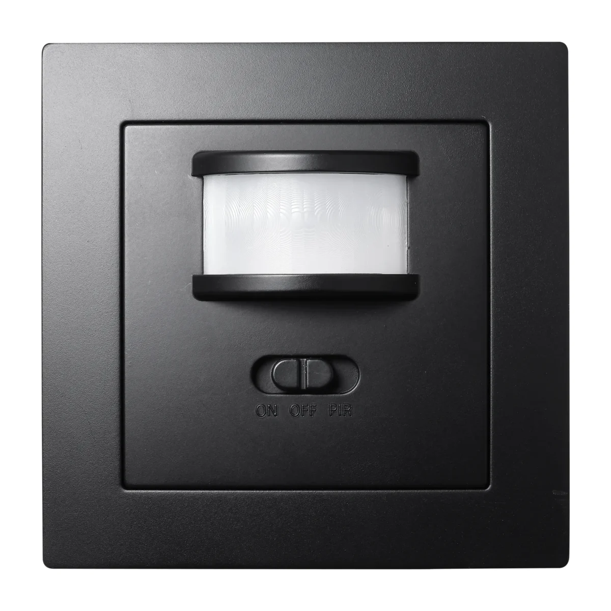 Unterputz IR Bewegungsmelder McPower "Flair" 160°, 750W ,LED geeignet, matt schwarz – Bild 1