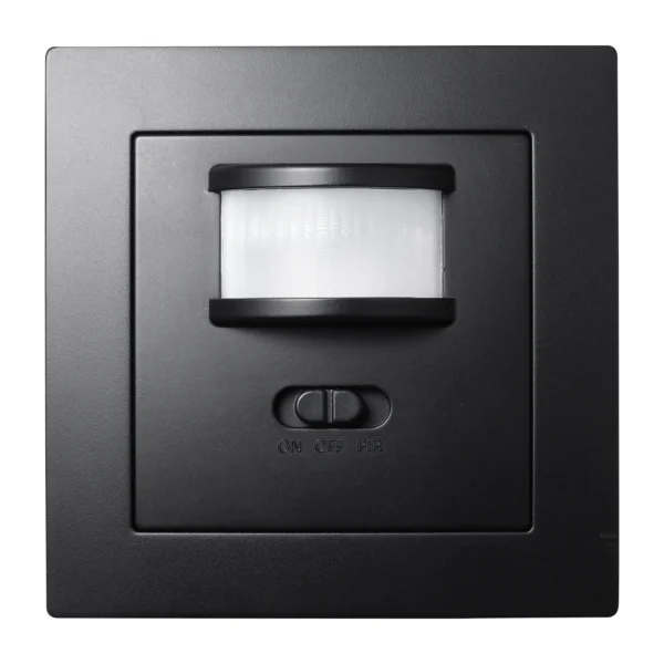 Unterputz IR Bewegungsmelder McPower "Flair" 160°, 750W ,LED geeignet, matt schwarz