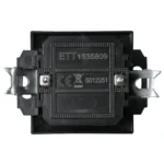 TAE-NFN-Anschlussdose McPower "Flair" UP, matt schwarz, 3x 6-polig – Bild 2