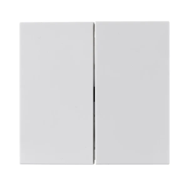 Taster McPower "Shallow" 2-fach, 250V~10A, UP, Steckanschluss, weiß