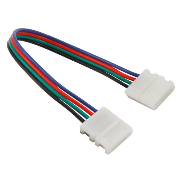 Verbinder für LED-Stripe, flexibel, 4Pin auf 4Pin, RGB, 10mm