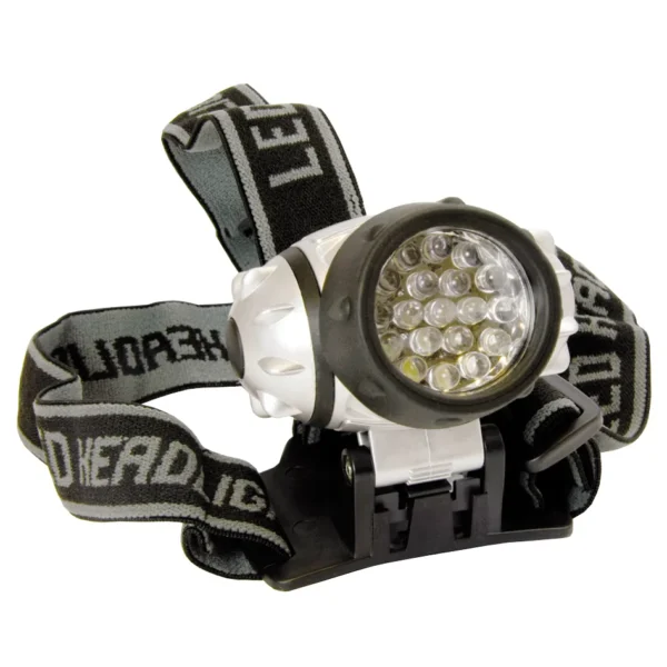 LED-Stirnlampe "TL-19 pro" mit 19 LEDs, inkl. 3x AAA-Batterien