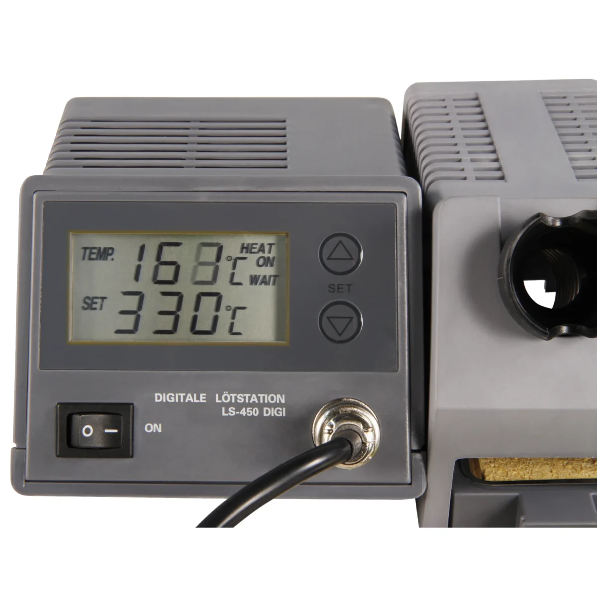 Digitale Lötstation McPower "LS-450 digi", 230V / 50 Hz, 48W-Lötkolben, grau – Bild 4