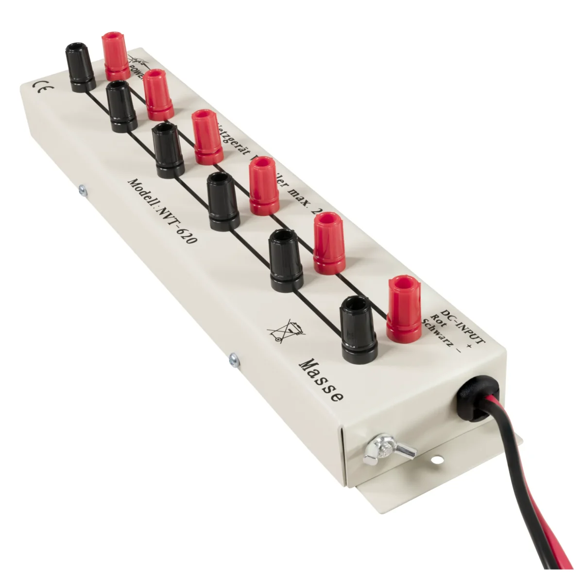 Netzgerät-Verteilerleiste McPower "NVT-620", 1x ein, 6 Ausgänge, 20 A max., DC – Bild 4