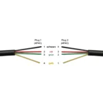 Telefonhörer-Spiralkabel McPower, RJ10-Stecker (4P4C) > RJ10-Stecker (4P4C), 2m – Bild 3