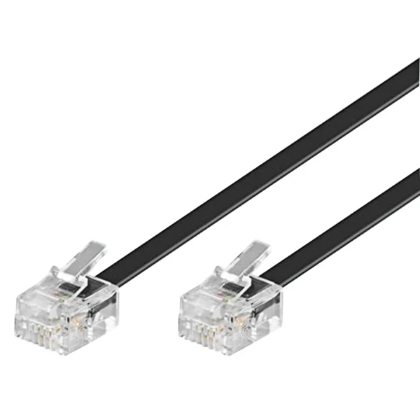 Modular-/ Westernkabel RJ11/RJ14-Stecker > RJ11/RJ14-Stecker, 6P4C, 10m