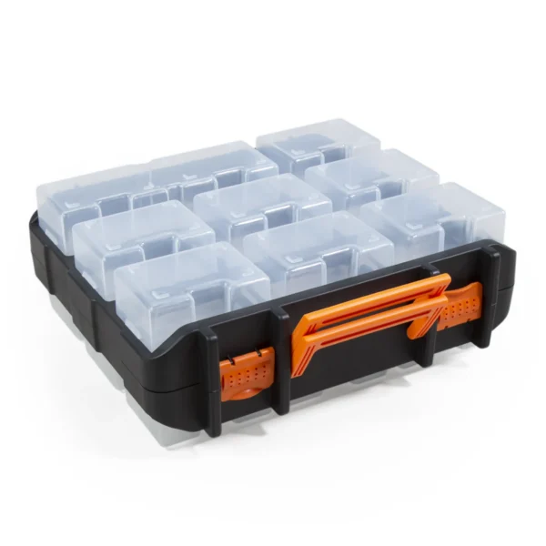 Werkzeug-Organizer McPower, 350x310x135mm, 18 Fächer, einzeln verschließbar