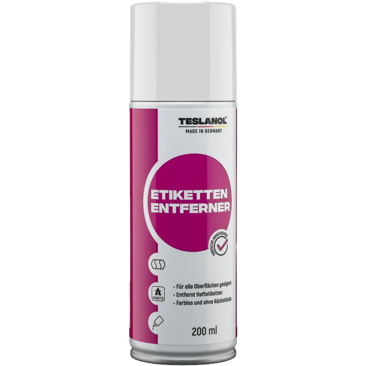 TESLANOL Etikettenentfernerspray, 200ml-Dose – Bild 1