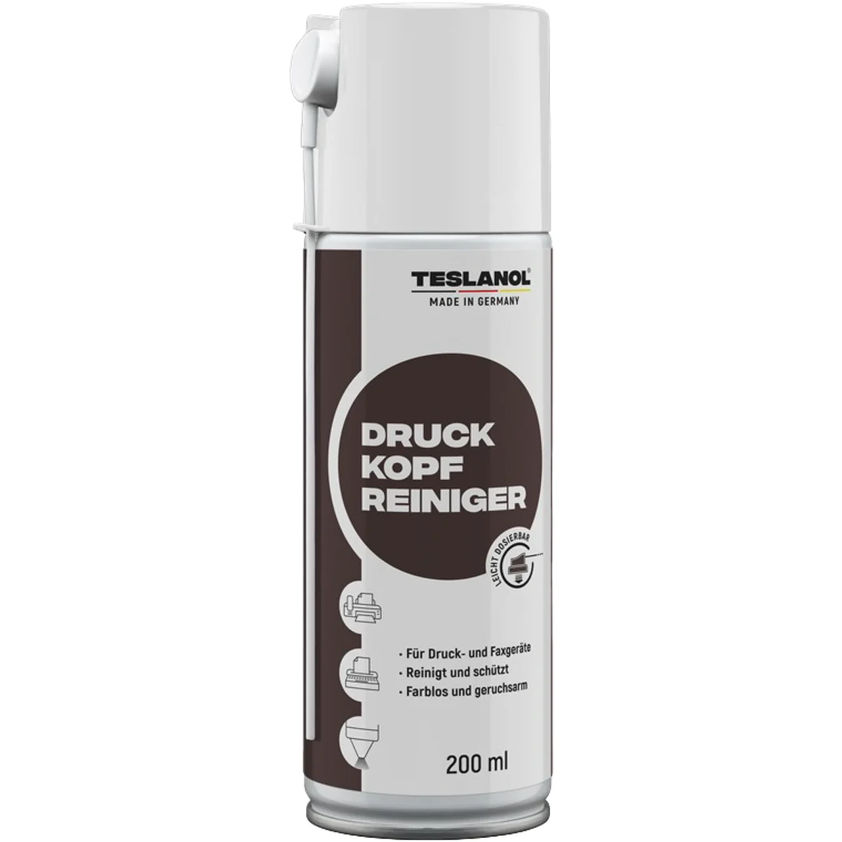 TESLANOL Druckkopfreinigerspray, 200ml-Dose – Bild 1