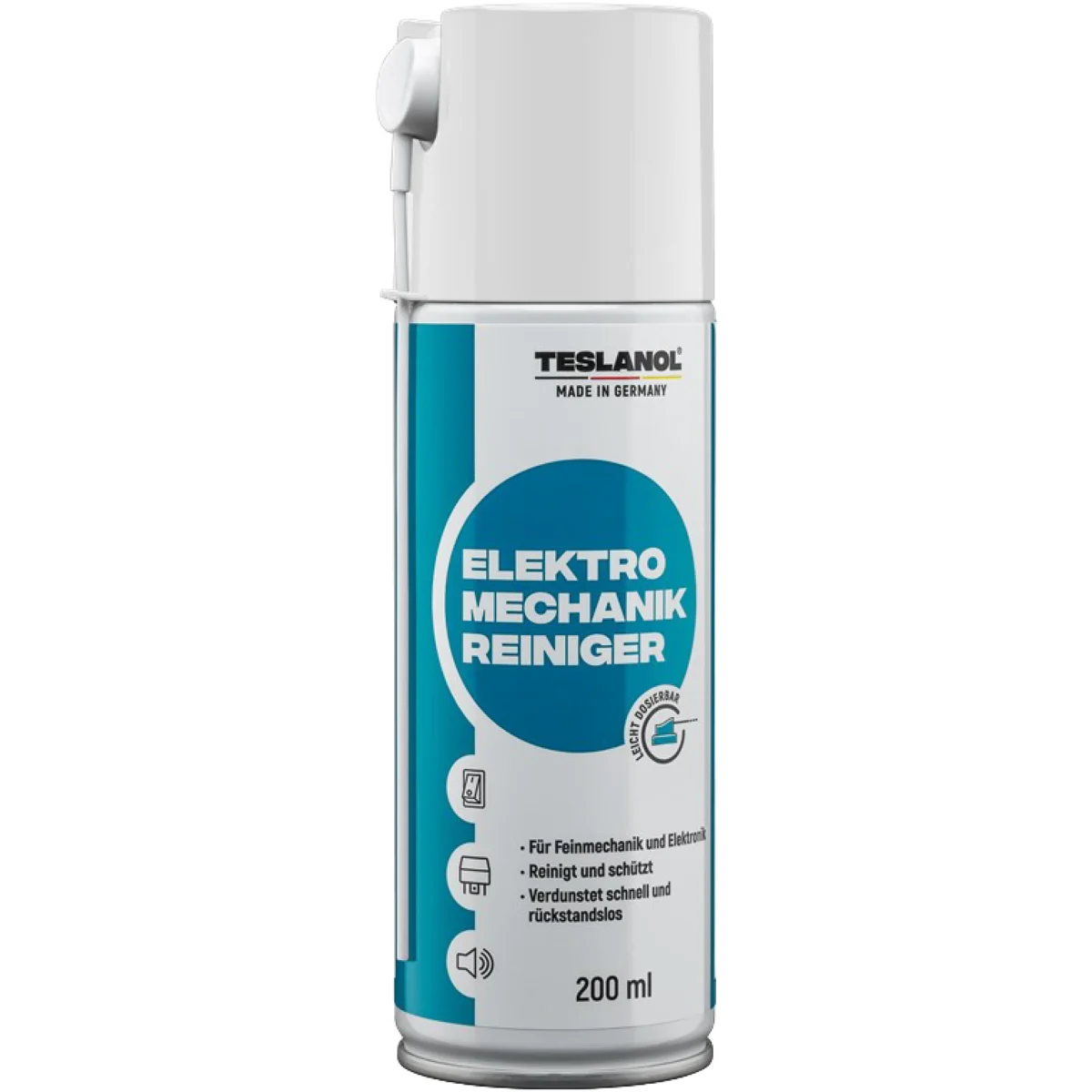 TESLANOL Elektro-Mechanik-Reinigerspray, 200ml-Dose – Bild 1