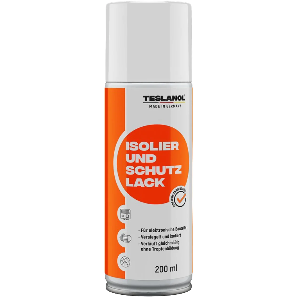 TESLANOL Isolier- und Schutzlackspray, 200ml-Dose – Bild 1