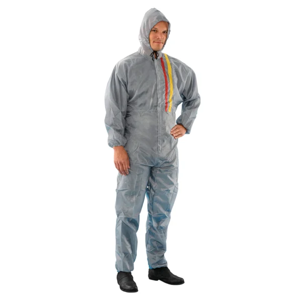 Mehrweg-Polyester-Overall, grau, Größe XL
