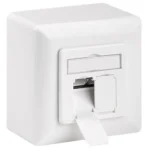Netzwerkdose, Aufputz, CAT 6, 2x RJ45