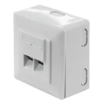 Netzwerkdose, Aufputz, CAT 6, 2x RJ45 – Bild 2