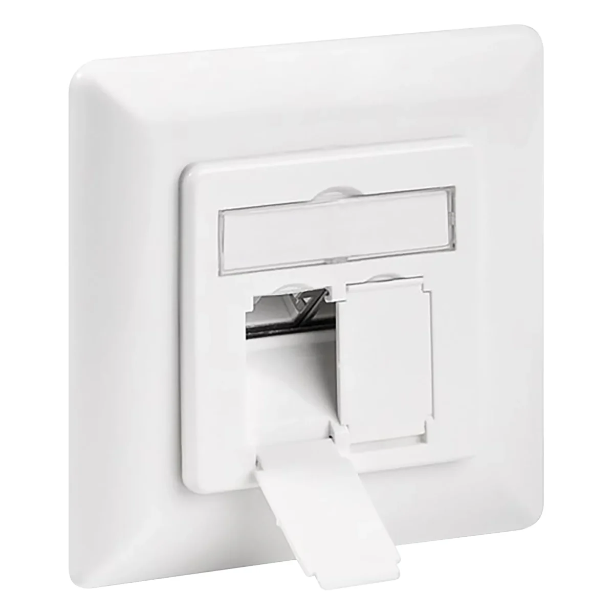 Netzwerkdose, Unterputz, CAT 6, 2x RJ45 – Bild 1