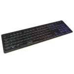 Tastatur "Rainbow" LogiLink, beleuchtet, schwarz, USB