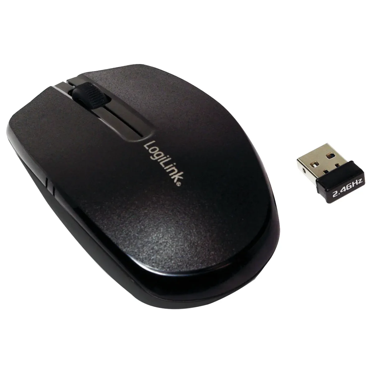Maus, Wireless 2,4G Mouse, Optisch, schwarz – Bild 2