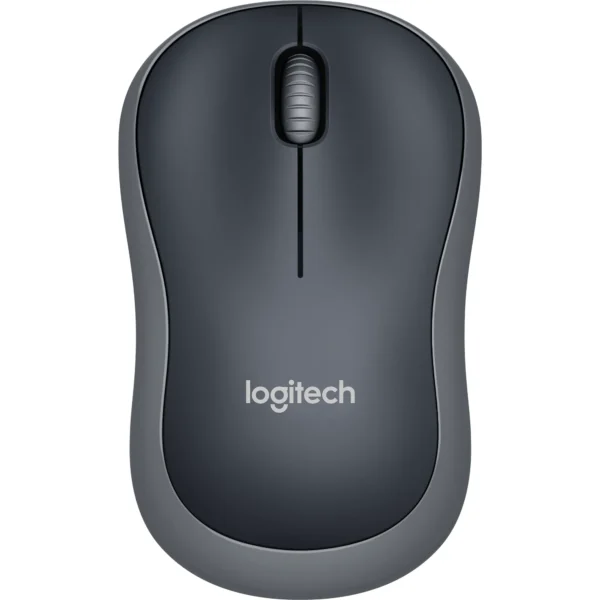 Maus Logitech "M185", 1000dpi, grau-schwarz, kabellos