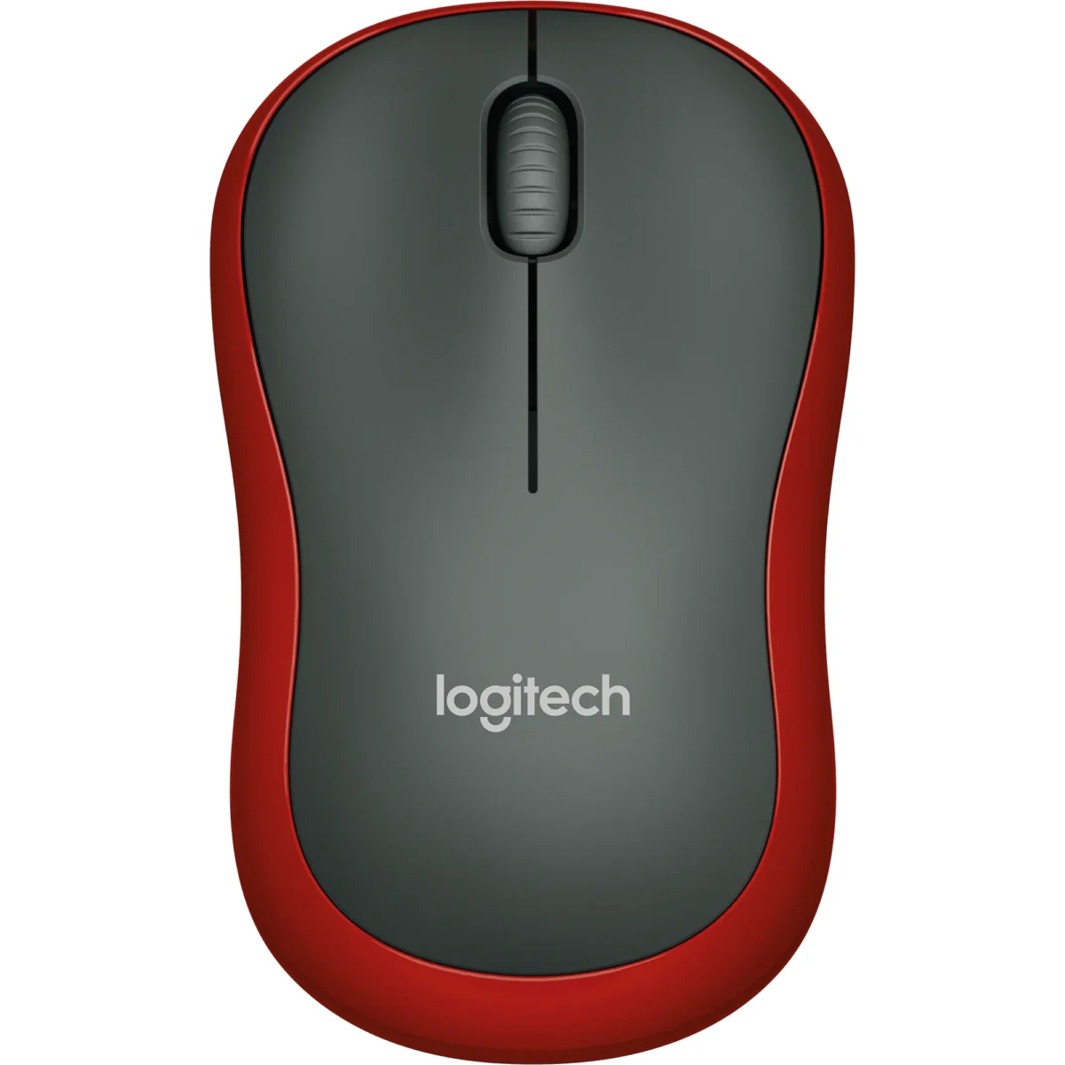 Maus Logitech "M185", 1000dpi, rot-schwarz, kabellos – Bild 1