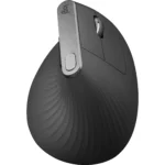 Maus Logitech "MX Vertical", 4000dpi, Bluetooth, Laser, anthrazit, kabellos