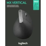 Maus Logitech "MX Vertical", 4000dpi, Bluetooth, Laser, anthrazit, kabellos – Bild 2