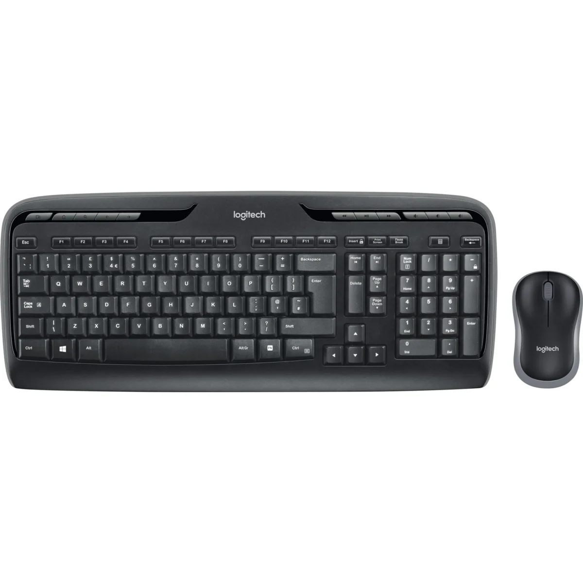 Tastatur/Maus-Set Logitech "MK330", 1000dpi, schwarz, kabellos – Bild 1