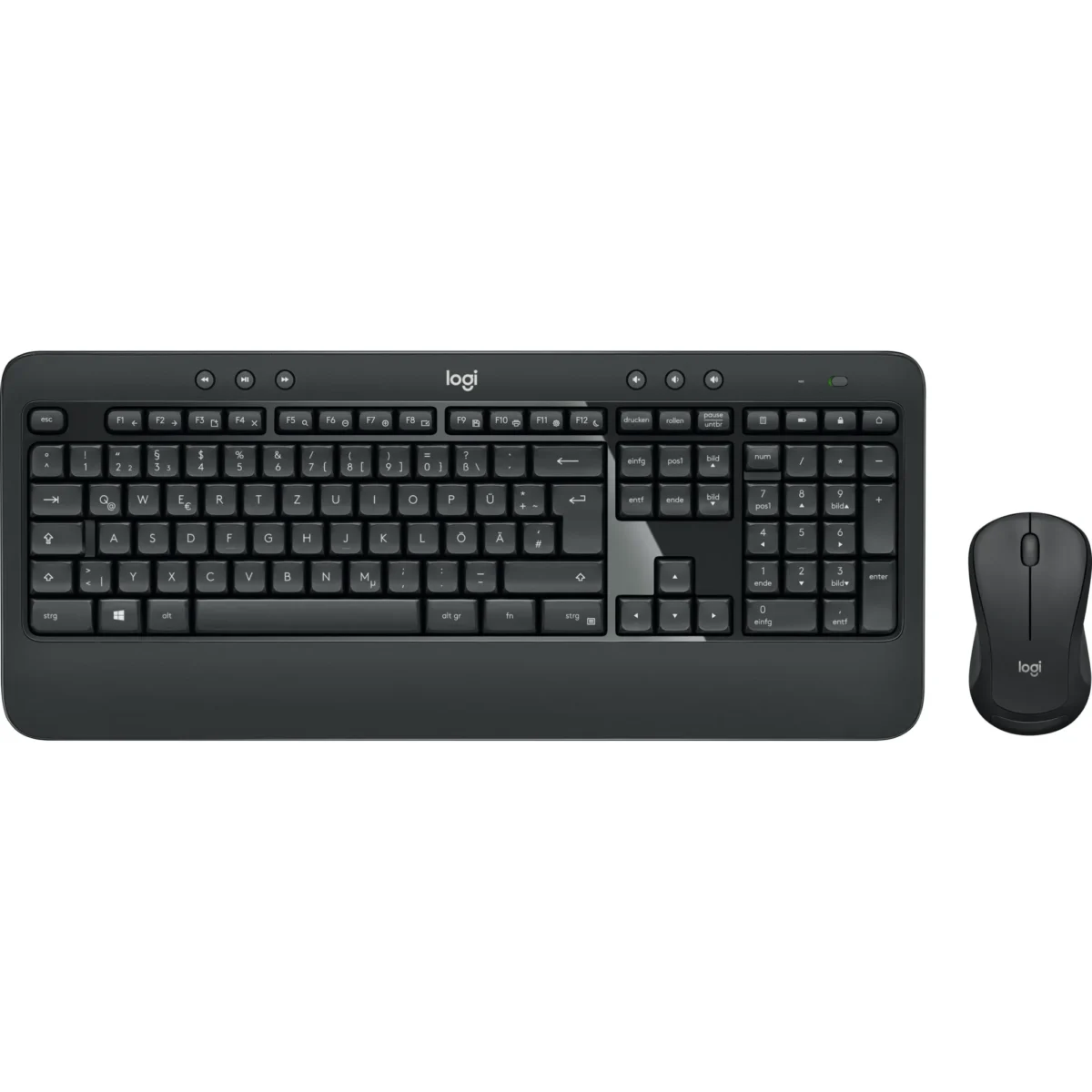 Tastatur/Maus-Set Logitech "MK540", 1000dpi, schwarz, kabellos – Bild 1
