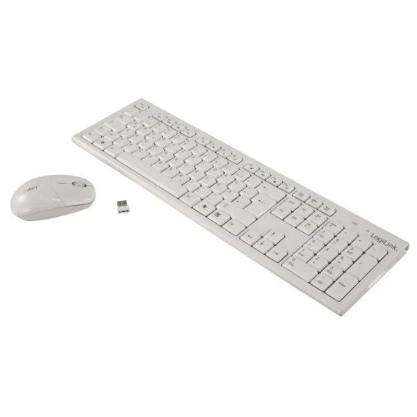 PC-Desktop-Set LogiLink, USB Maus und Tastatur mit Autolink-Funktion, weiß
