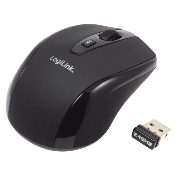 Maus, optisch, Funk, 1.600 dpi, USB