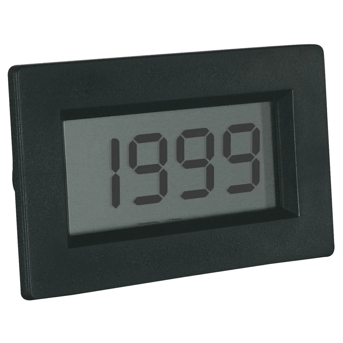 LCD Voltmeter-Einbaumodul PeakTech "LDP-135", 13mm Ziffernhöhe, Batteriebetrieben (9V Batterie) – Bild 1