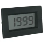 LCD Voltmeter-Einbaumodul PeakTech "LDP-135", 13mm Ziffernhöhe, Batteriebetrieben (9V Batterie)